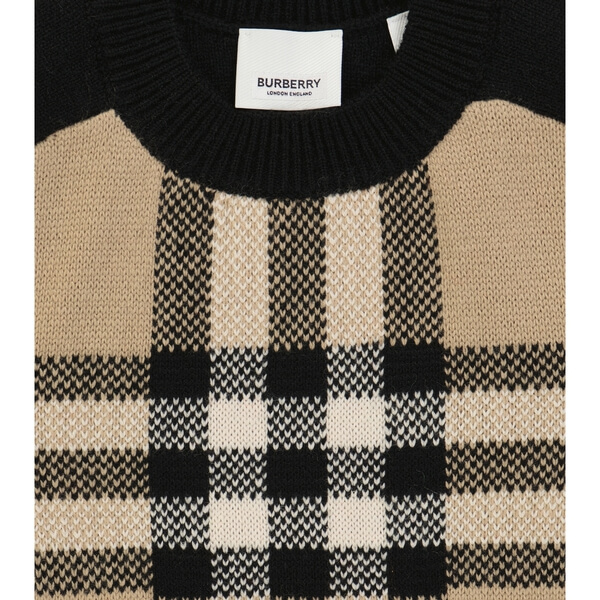 Burberry Kids Dianne Vintage Check Sweater Dress
