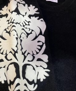 Sandro Peppy Embroidered Floral Sweater
