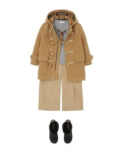 Burberry Kids Wool Duffle Coat