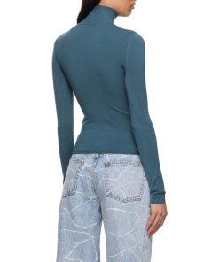 Alexanderwang.T Logo Patch Turtleneck Top