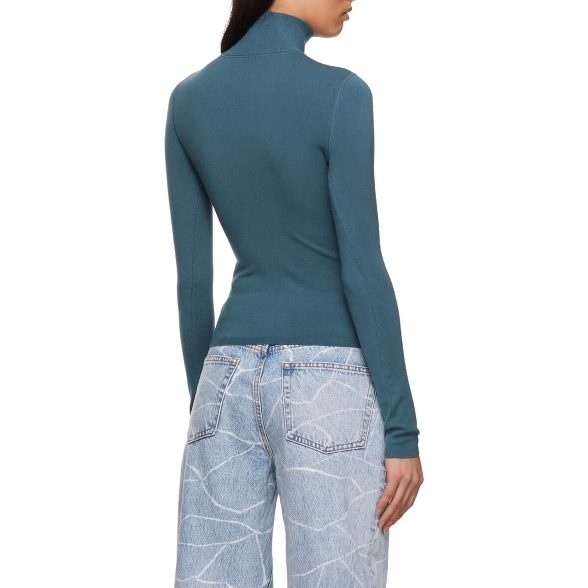 Alexanderwang.T Logo Patch Turtleneck Top – evaChic
