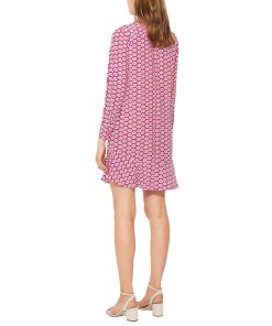 Tory Burch Cora Nantucket Red Primrose Printed Dress