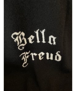 Bella Freud Gothic Logo-Intarsia Cashmere Sweater