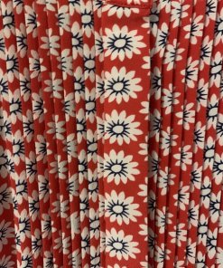 Tory Burch Cora Nantucket Red Primrose Printed Dress