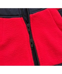 Alexander Wang Paneled Teddy Fleece & Nylon Sculpted Jacket