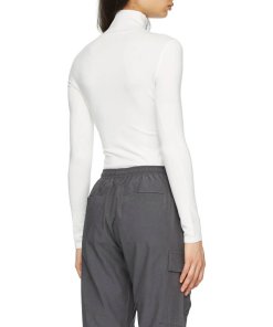 Alexanderwang.T Logo Patch Turtleneck Top