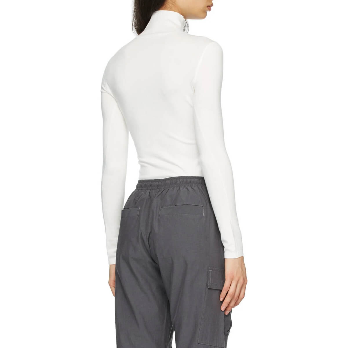Alexanderwang.T Logo Patch Turtleneck Top