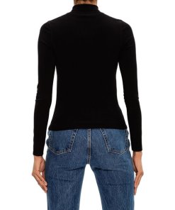 Alexanderwang.T Logo Patch Turtleneck Top
