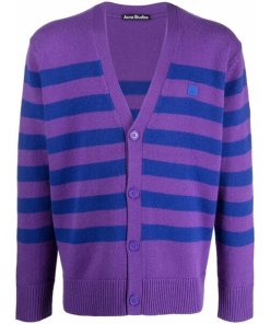 Acne Studios Kimano Striped Wool Cardigan