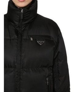 Prada Re-Nylon Gabardine Puffer Jacket