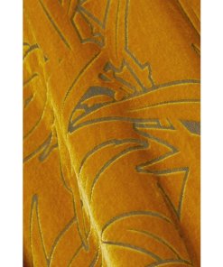 Olivia von Halle Harlow Leaf Velvet Pajama Set