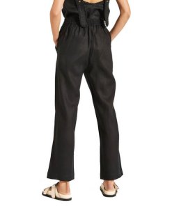 Lee Mathews Ali Linen Drawstring Pants