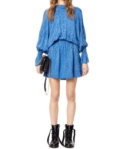 Zadig & Voltaire Riri Jac Leo Mini Dress