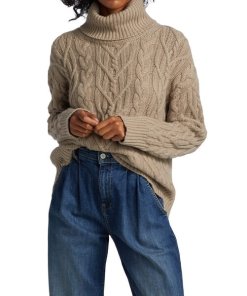 Nili Lotan Gigi Cable-Knit Cashmere Sweater