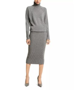 Michael Kors Collection Turtleneck Cashmere Dress