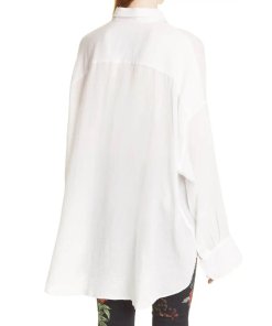 R13 Drop Neck Tuxedo Work Shirt