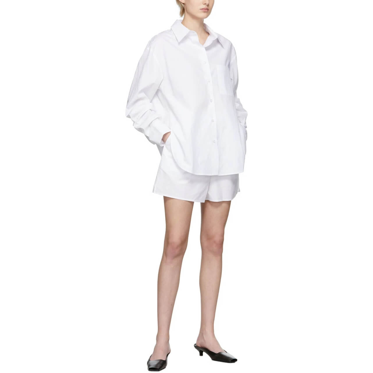 The Frankie Shop Lui Organic Cotton Boxer Shorts