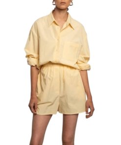 The Frankie Shop Lui Organic Cotton Boxer Shorts