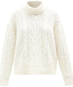 Nili Lotan Gigi Cable-Knit Cashmere Sweater