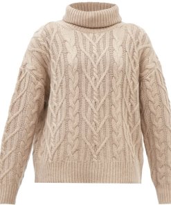 Nili Lotan Gigi Cable-Knit Cashmere Sweater