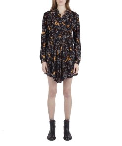 Zadig & Voltaire Rojo Spark Floral Mini Dress
