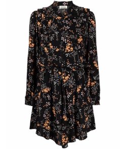Zadig & Voltaire Rojo Spark Floral Mini Dress