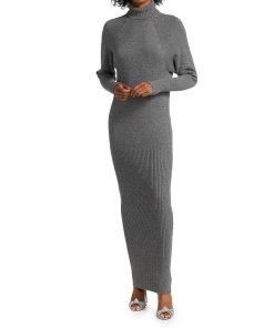 Michael Kors Collection Turtleneck Cashmere Dress