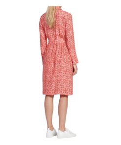Comptoir des Cotonniers Lollipop Feuillage Silk Satin Dress