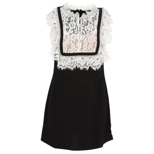 chinese dress ladies Black Floral Lace Maxi Dress main image 1