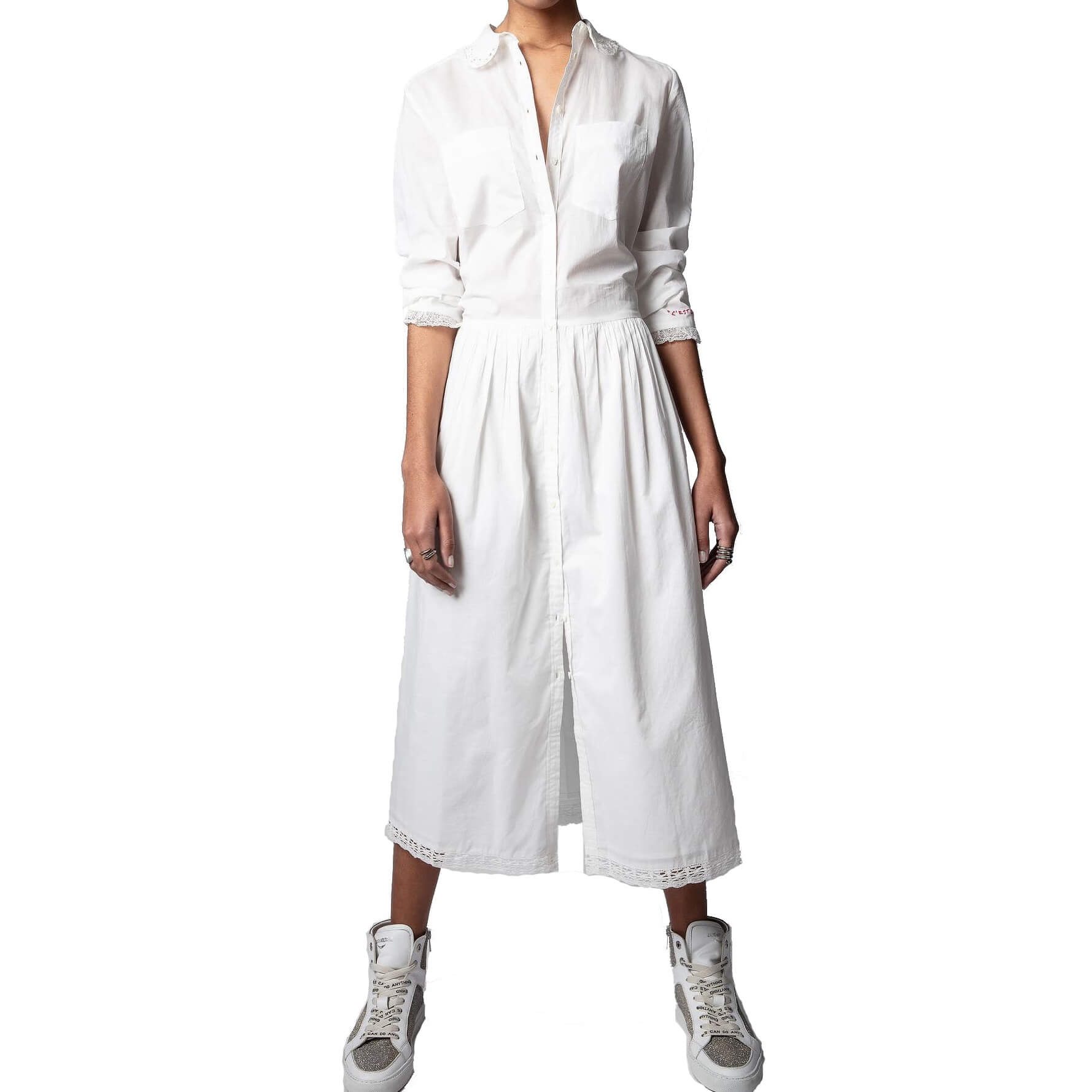 Zadig & Voltaire Ruthy Judo Cotton Dress