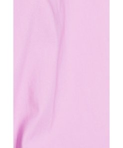 Veronica Beard Kayla Puff-Sleeve Square-Neck Cotton-Blend Top