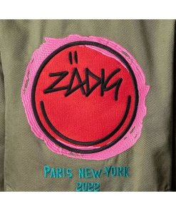 Zadig & Voltaire Tackl Cotton & Linen Military Shirt