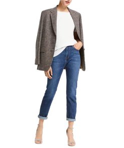 MaxMara Weekend Georgia Single-Breasted Check Wool