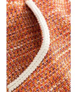 Maje Rimoda Three-Quarter Sleeve Tweed Dress