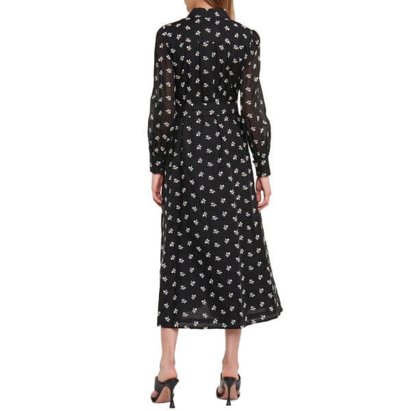 Tory Burch Embroidered Floral Artist's Midi Dress
