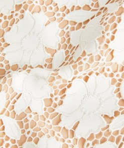 Alice + Olivia Clyde Floral Lace Sleeveless Mini Dress
