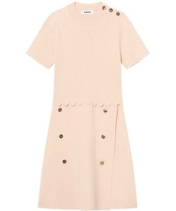 Sandro Alyssa Ribbed Top Knit Dress