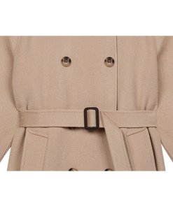 Maje Grenchman Double-Faced Wool-Blend Trenchcoat