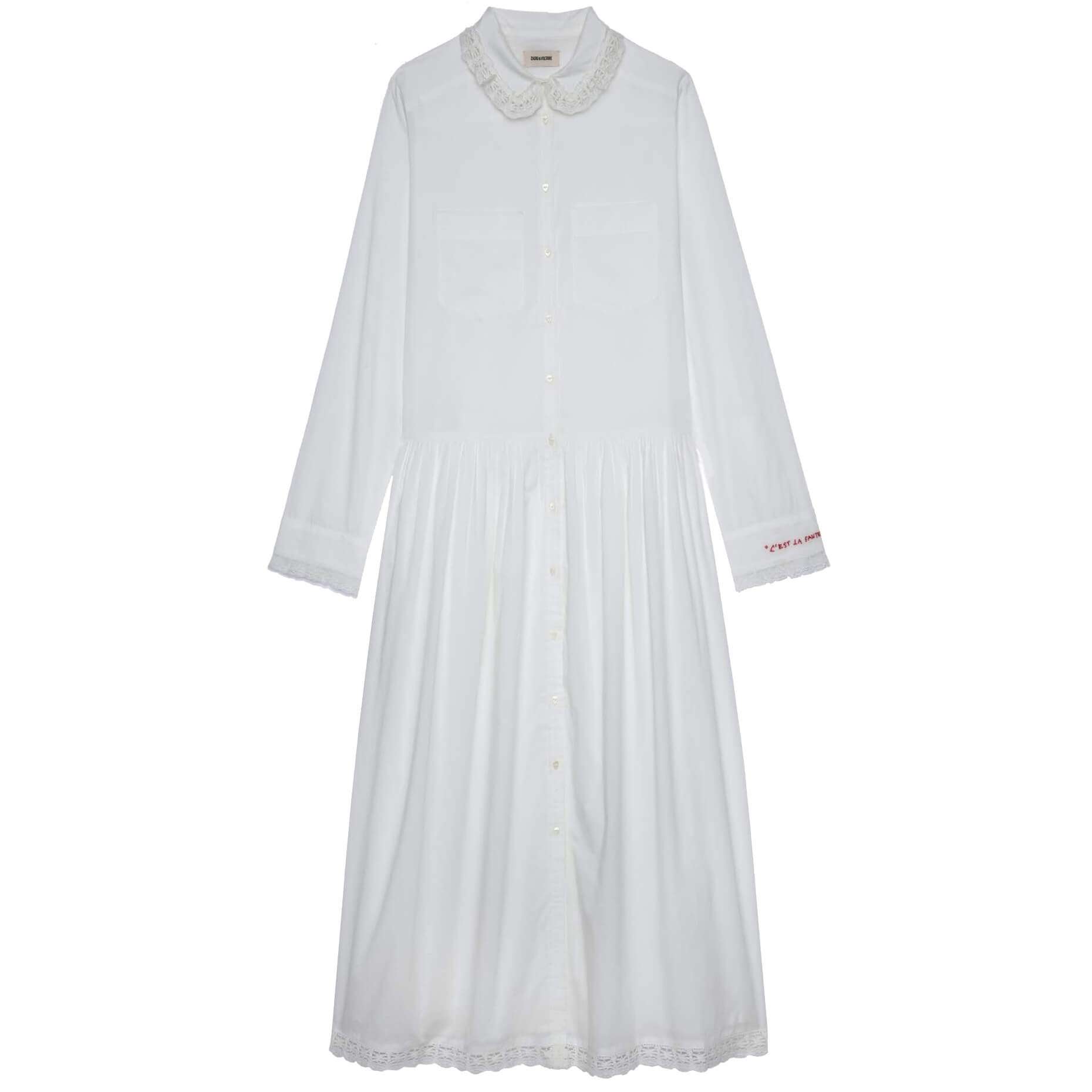 Zadig & Voltaire Ruthy Judo Cotton Dress - Image 4