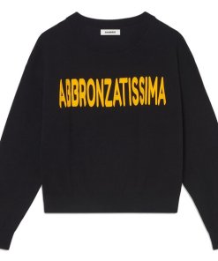 Sandro Abbronzatissima Embroidered Crewneck Sweater