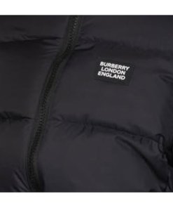 Burberry Leith Drops Monogram Hooded Down Jacket