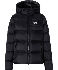 Burberry Leith Drops Monogram Hooded Down Jacket