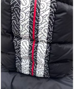 Burberry Leith Drops Monogram Hooded Down Jacket