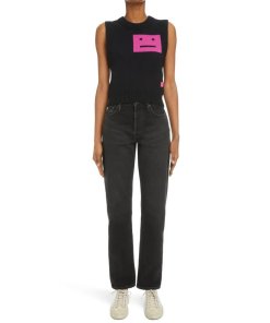 Acne Studios Face Jacquard Wool Sweater Vest
