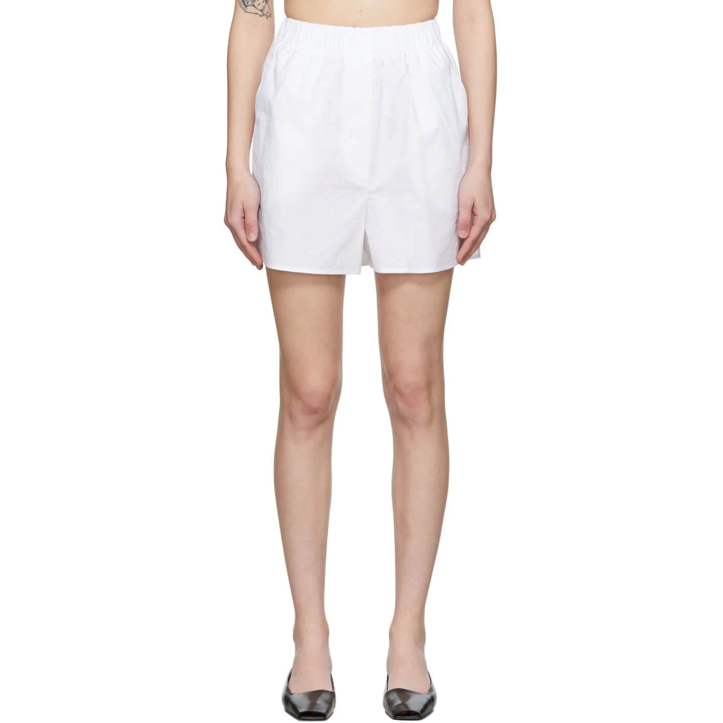 The Frankie Shop Lui Organic Cotton Boxer Shorts