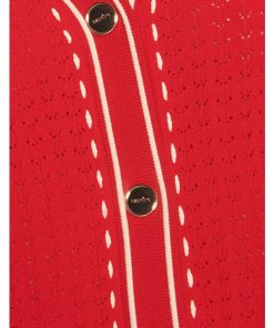 Sandro Esmeralda Pickstitch Long-Sleeve Knit Shirtdress