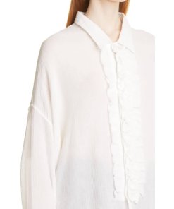 R13 Drop Neck Tuxedo Work Shirt