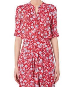 Zadig & Voltaire Rima Flowers Field Midi Dress