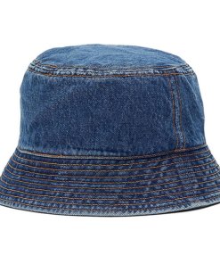Alexander Wang Rhinestone-Embellished Denim Bucket Hat