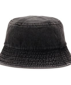 Alexander Wang Rhinestone-Embellished Denim Bucket Hat